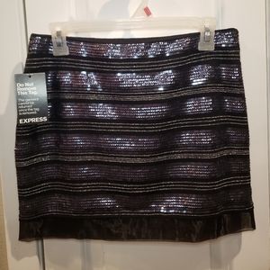 GORGEOUS sequin mini skirt